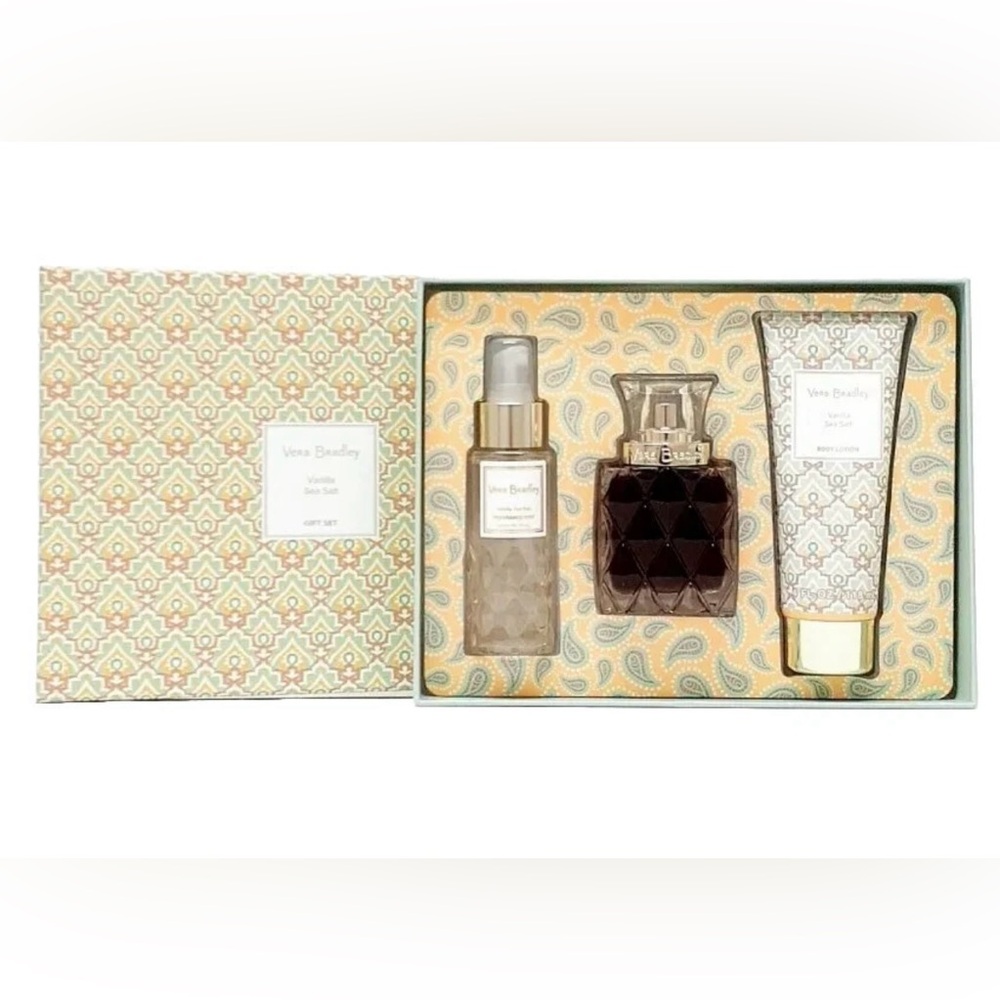 Vera Bradley Vanilla Sea Salt 1.7 oz Eau de Toilette Spray Gift Set
